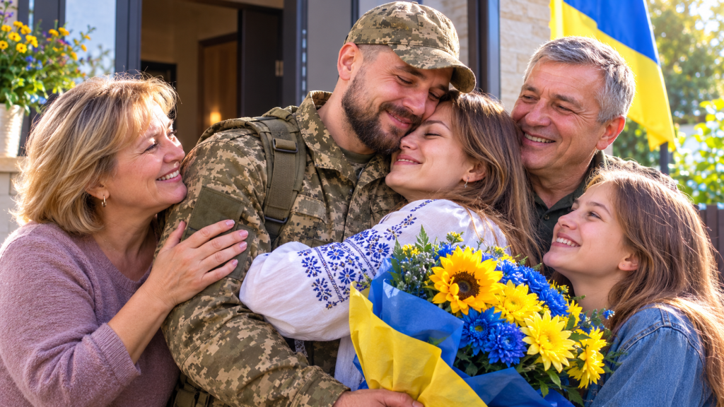 Привітання з Днем Захисника і Захисниці України від родини